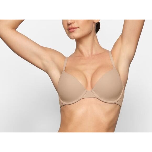 Skims Fits Everybody Tshirt Bra Size Drmo 38DD in Mica - Picture 1 of 6